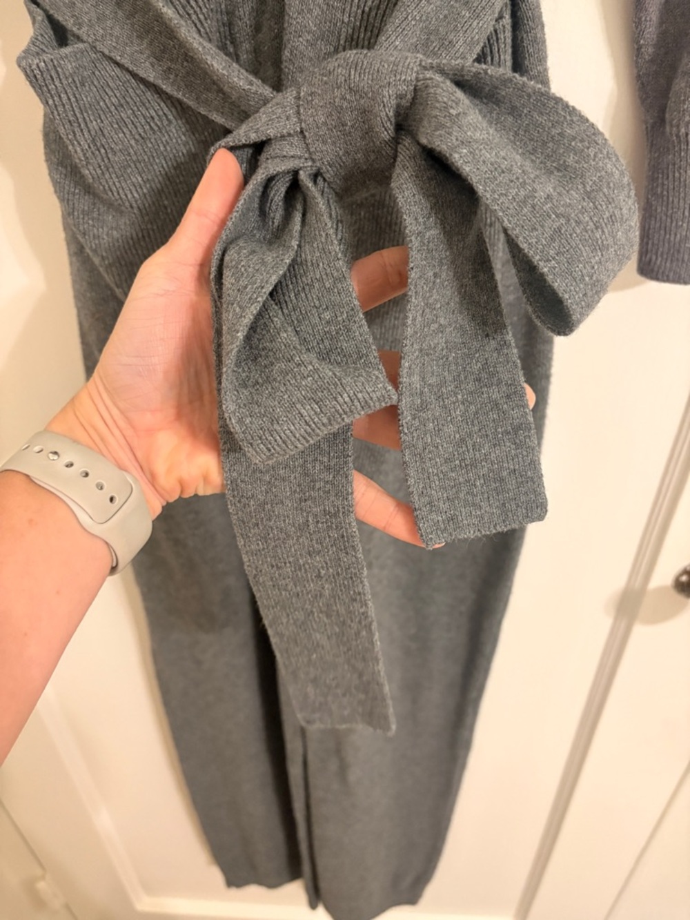 Alex Mill Wool and Cotton Blend Jumpsuit with Belt - Picture 6 of 10